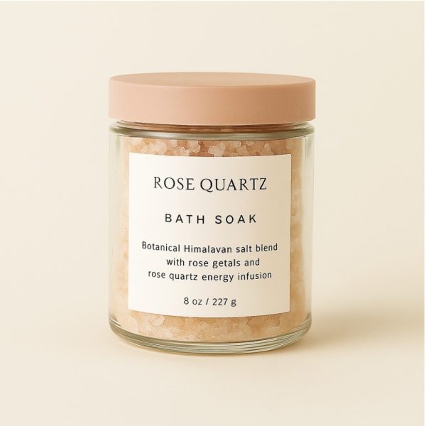 Product Image and Link for Rose Quartz Bath Soak – Soak in the Magic